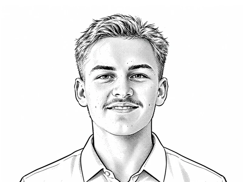 Paul Bischof – Porträt-Illustration